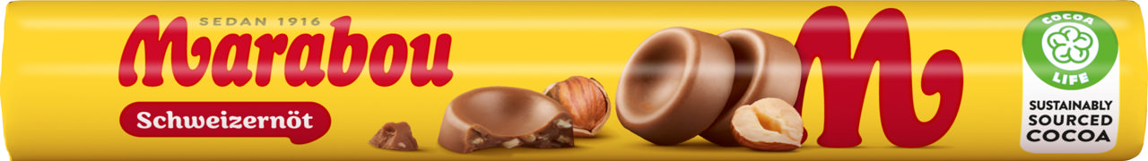 Marabou Schweizernöt Rulle 67g