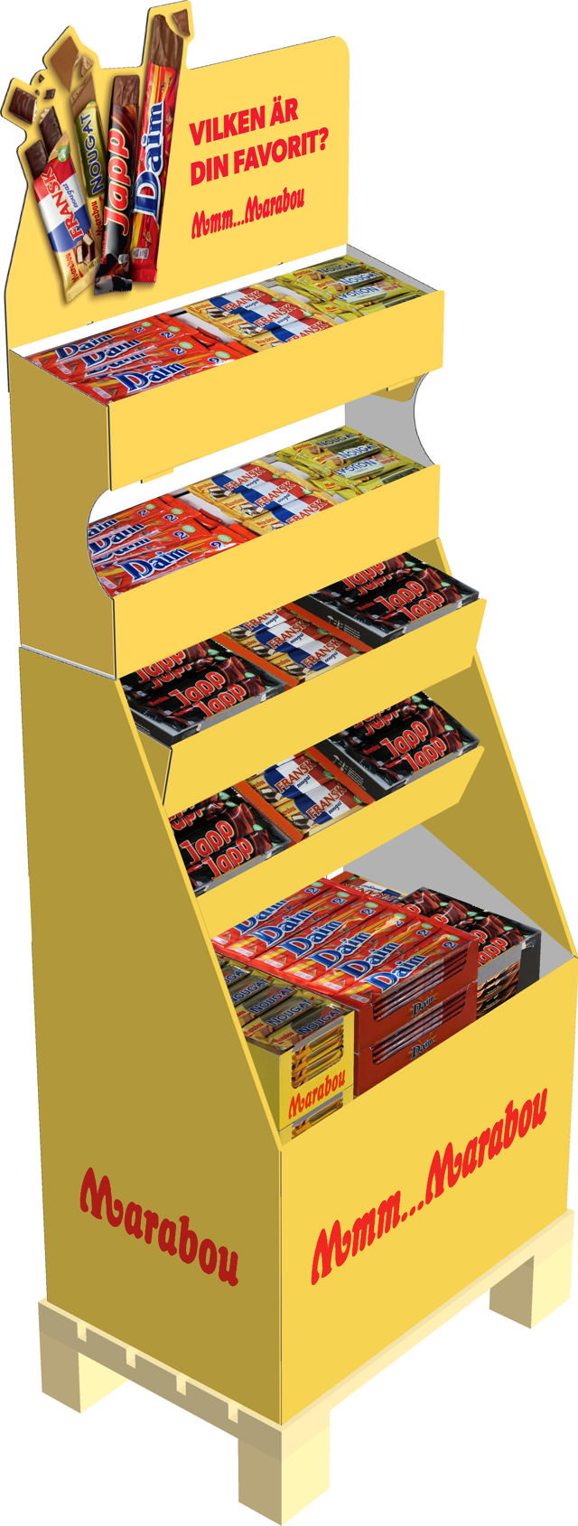 MARABOU DUBBLA MIX 1/4P