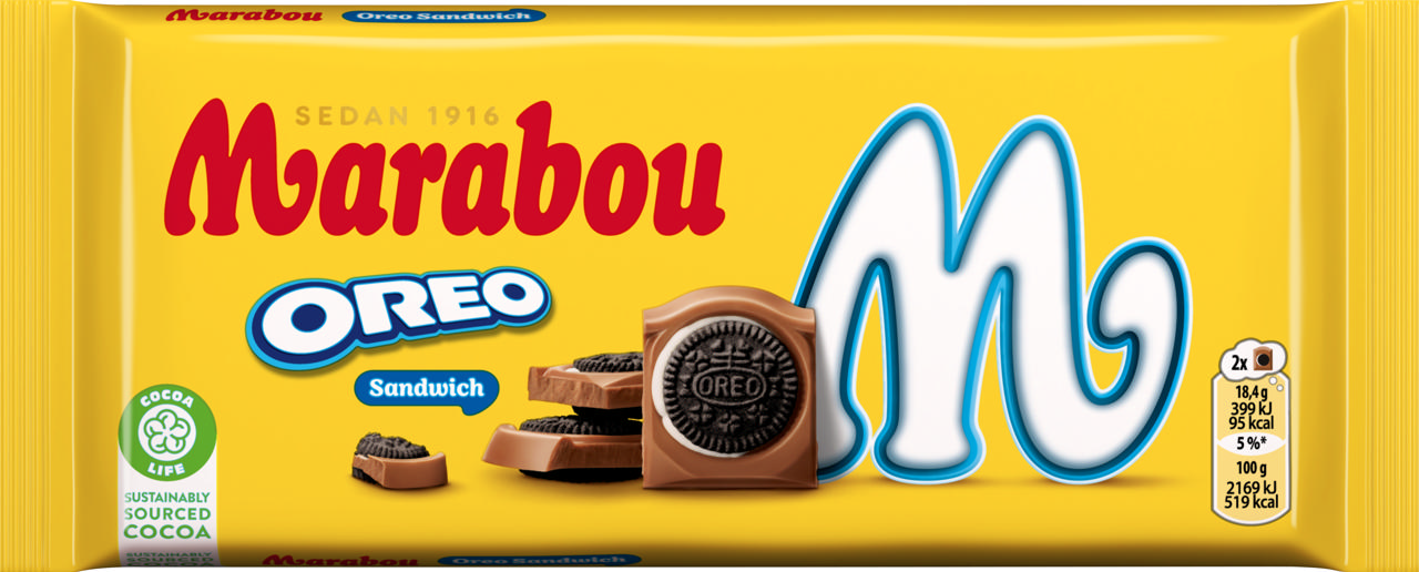 Marabou Oreo Sandwich 92g