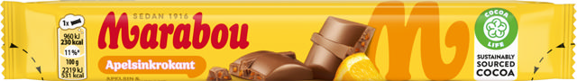 Marabou Apelsinkrokant 43g