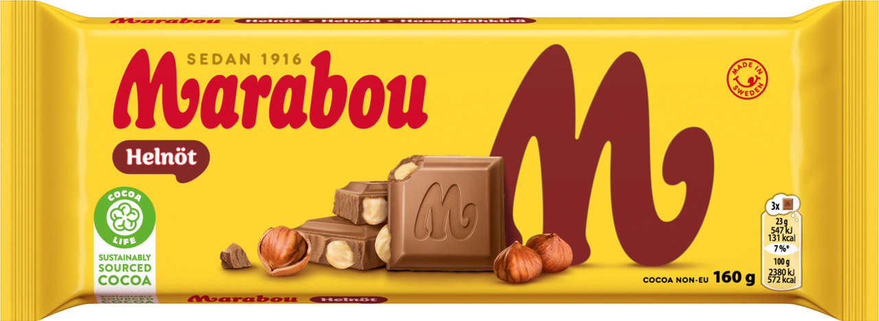 Marabou Helnöt 160g