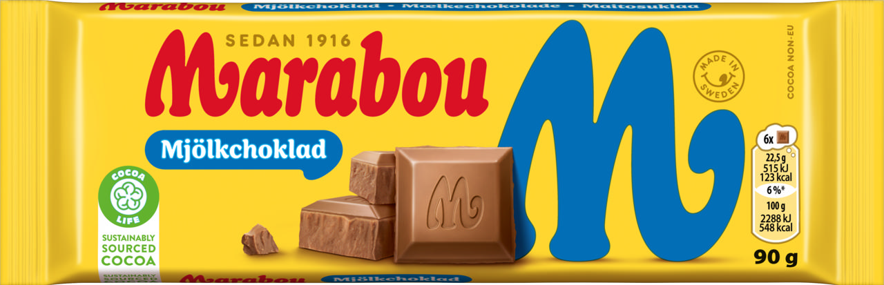 Marabou Mjölkchoklad 90g