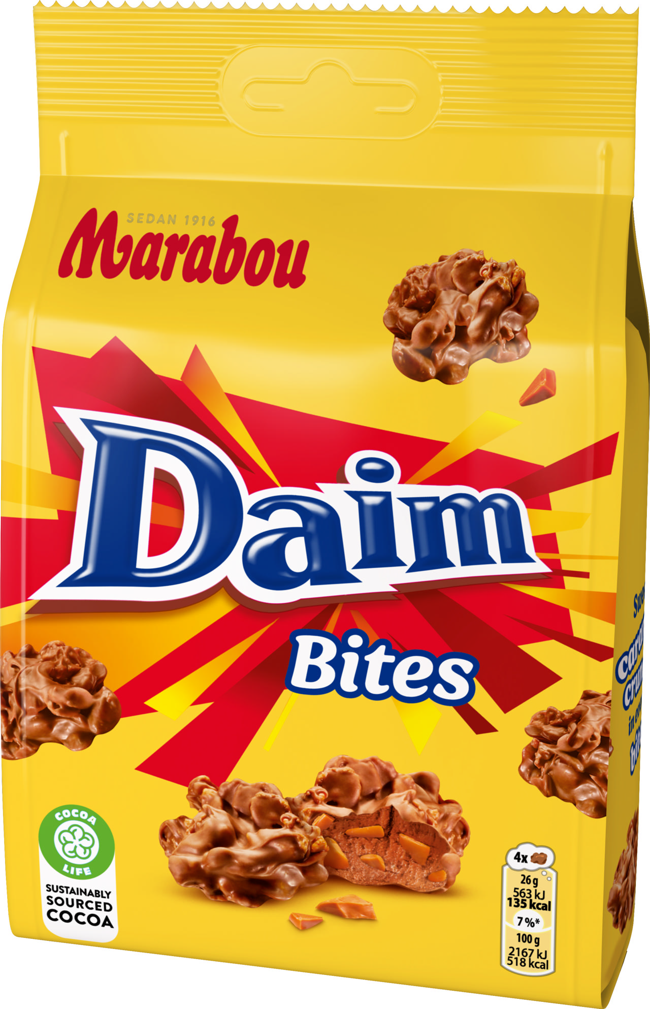 Marabou Bites Daim 145g