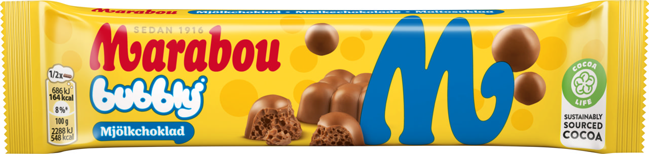 Marabou Bubblig Mjölkchoklad 65g