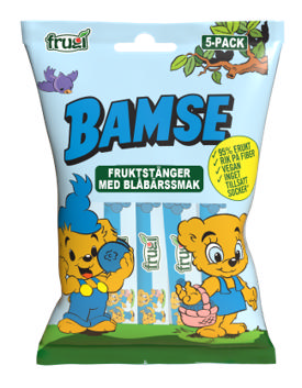BAMSE Fruktstång Blåbär 75g