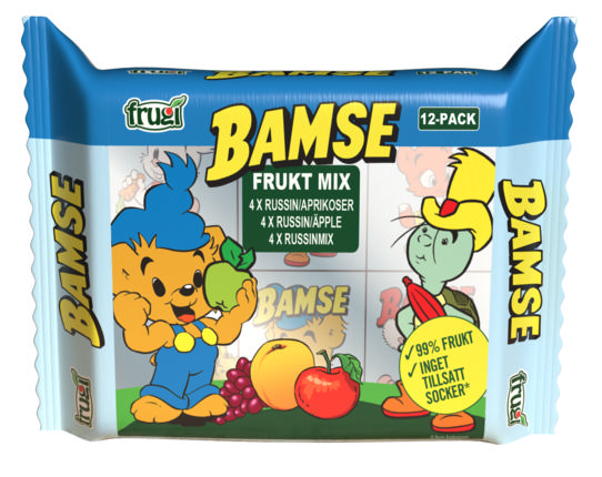 Bamse Fruktmix 12x14g