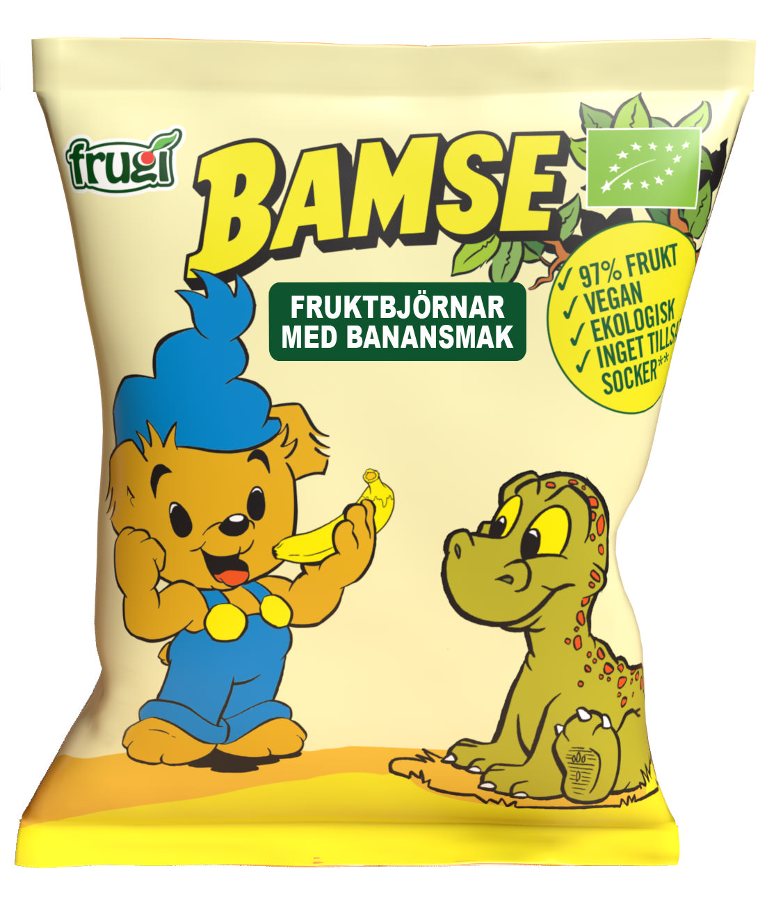 BAMSE Fruktbjörnar Banan 40g