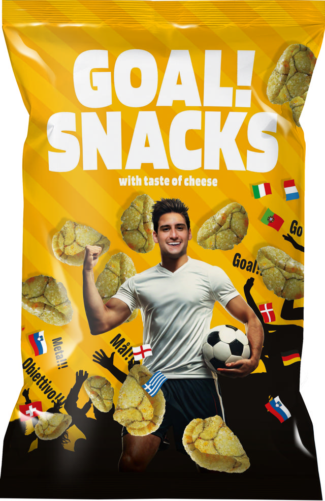 Packers Brand Fotbollsnacks Ost 75g