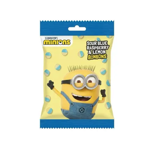 Minions Sour Blue Raspberry & Lemon BonBons 90g