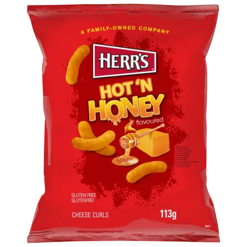 HERRS CURLS HOT N HONEY