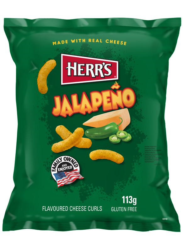 Herrs Jalapeno Cheese Curls 113g