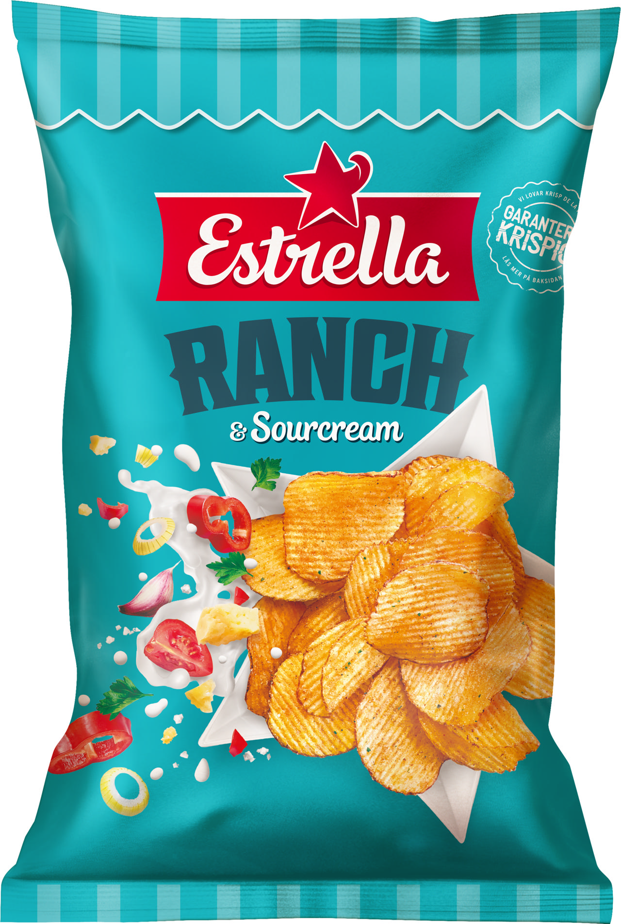 Estrella Ranch & Sourcream 175g