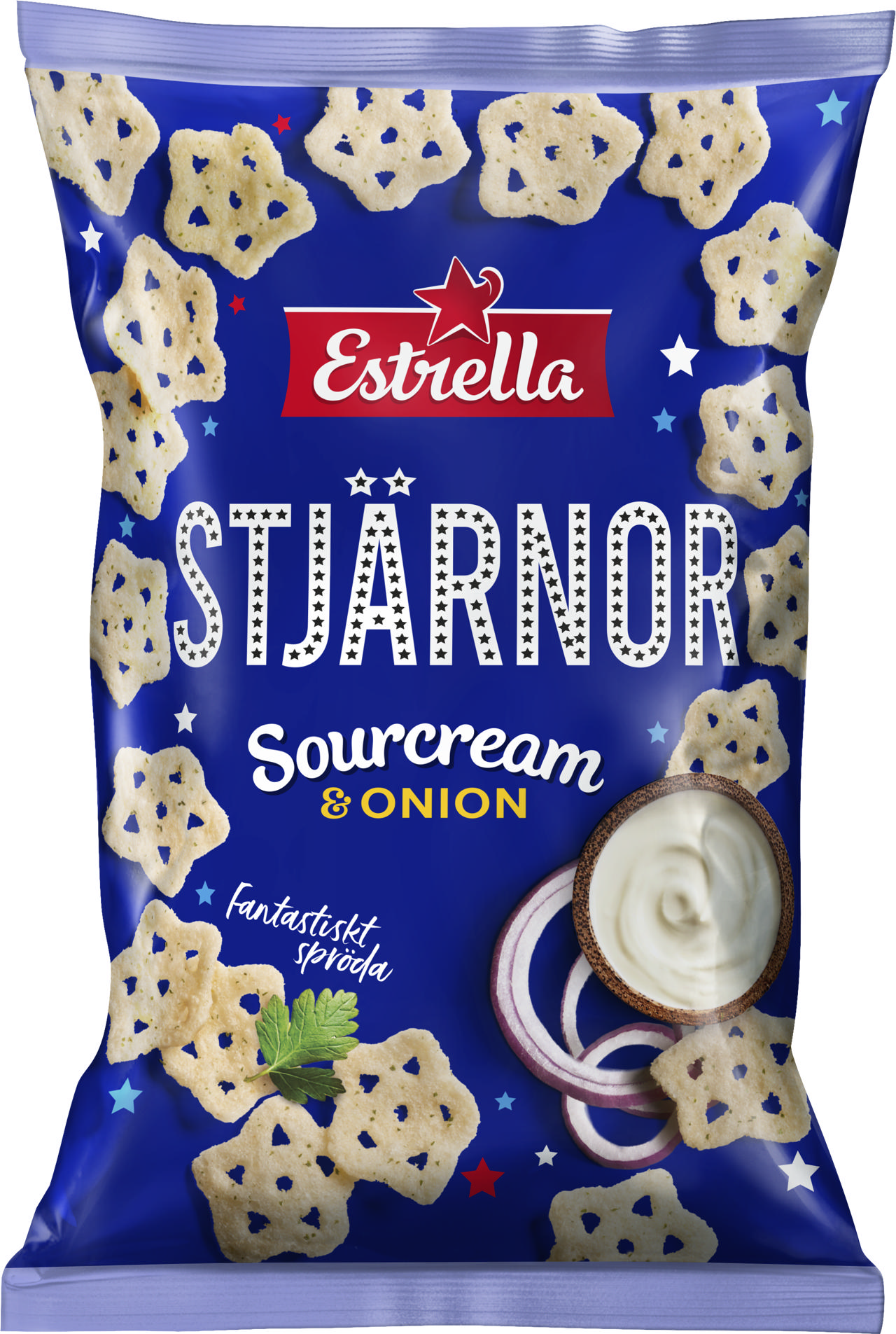 Estrella Stjärnor Sourcream & Onion 85g