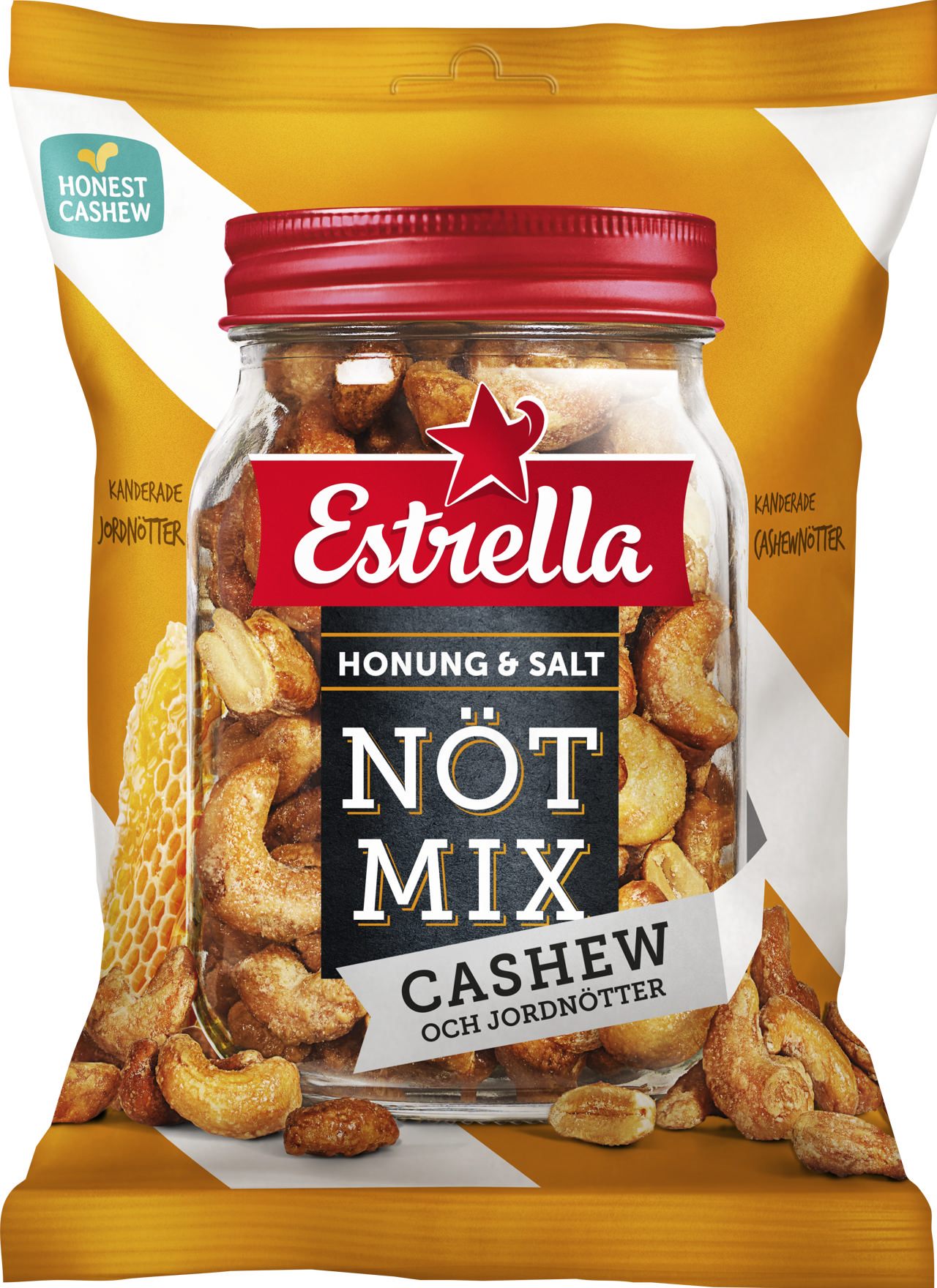 Estrella Nötmix Honung & Salt 175g
