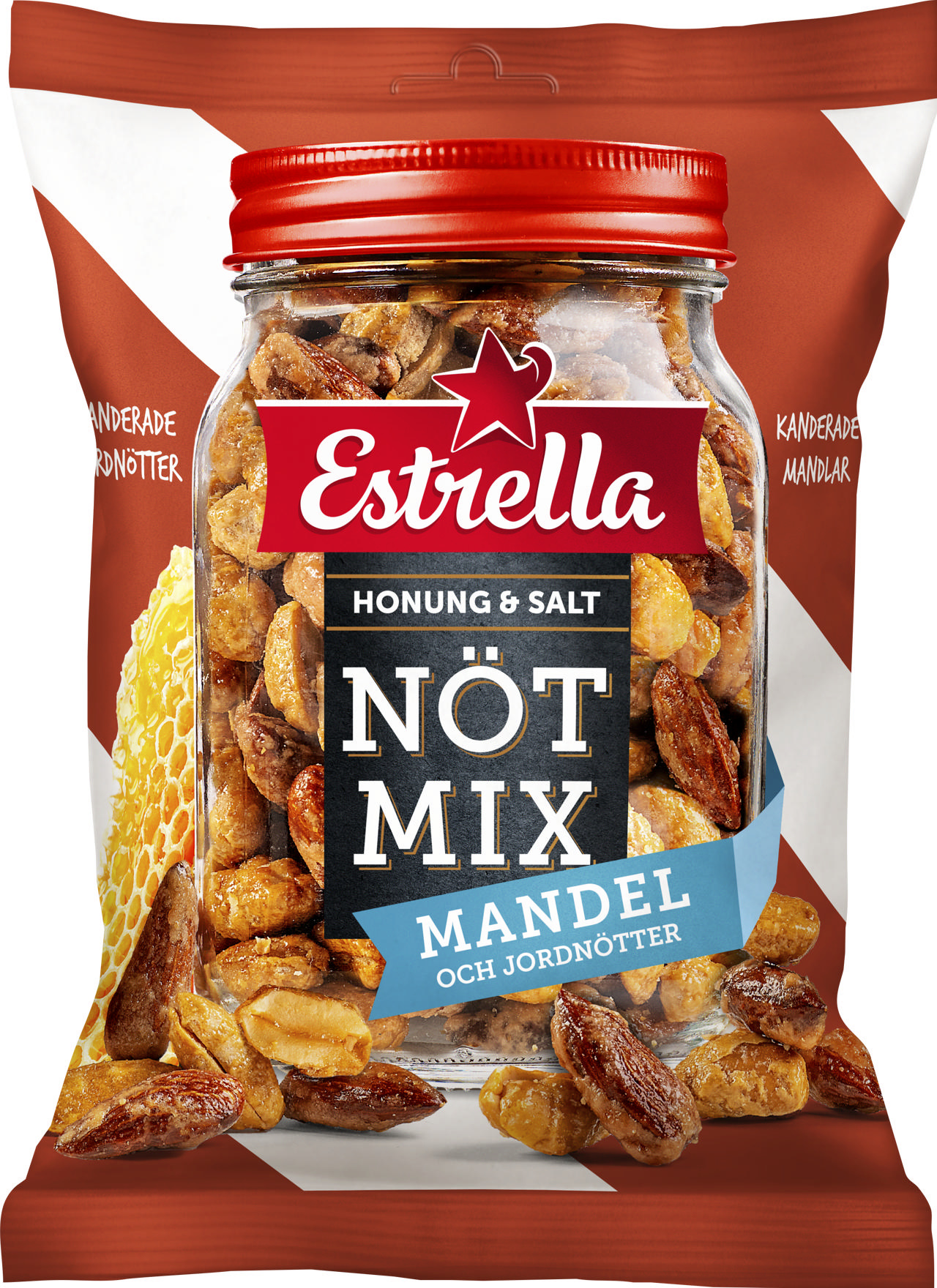Estrella Nötmix Mandel, Honung & Salt 175g