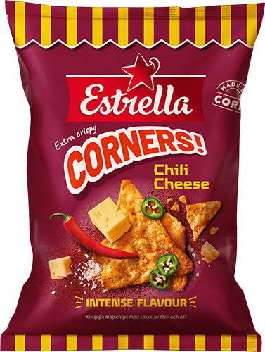 Estrella Corners Chili Cheese 160g
