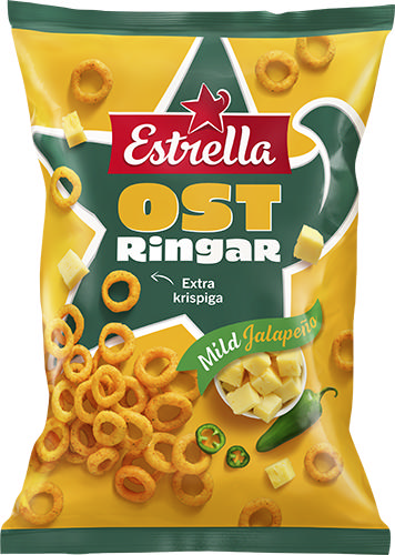 Estrella Ostringar Mild Jalapeno 200g 
