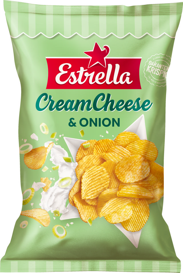 Estrella Cream Cheese & Onion 175g 