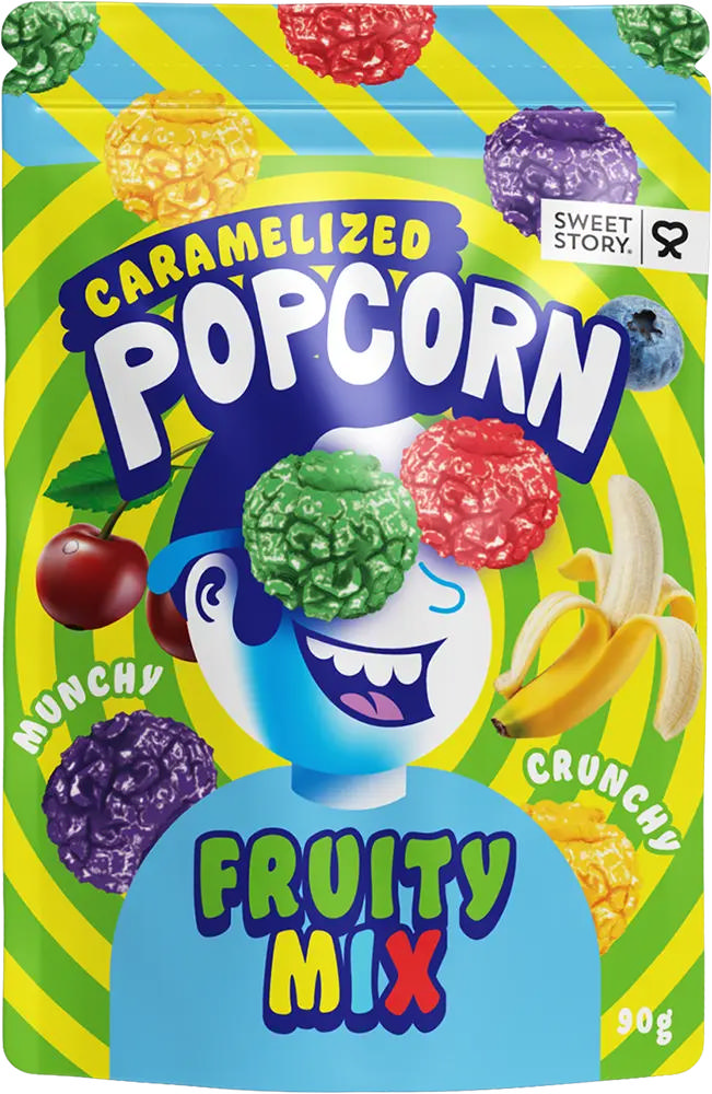 POPCORN FRUITY MIX 90G