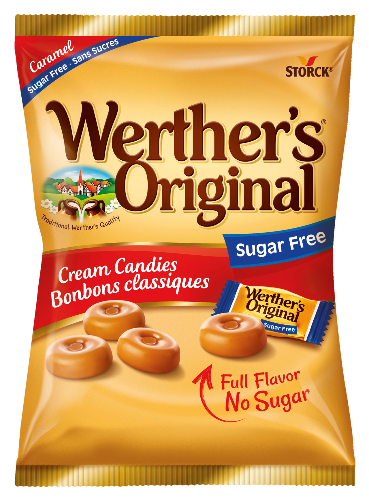 Werthers Cream Candies Bonbons Sockerfri 70g