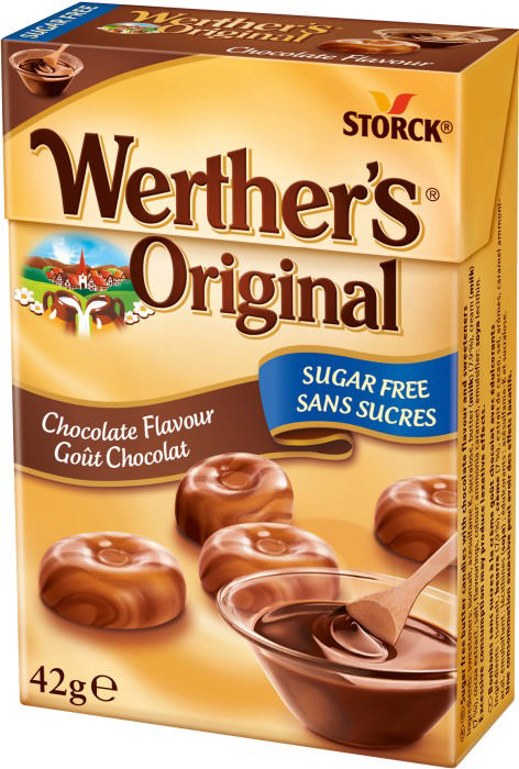 Werthers Original Chocolate Sockerfri 42g