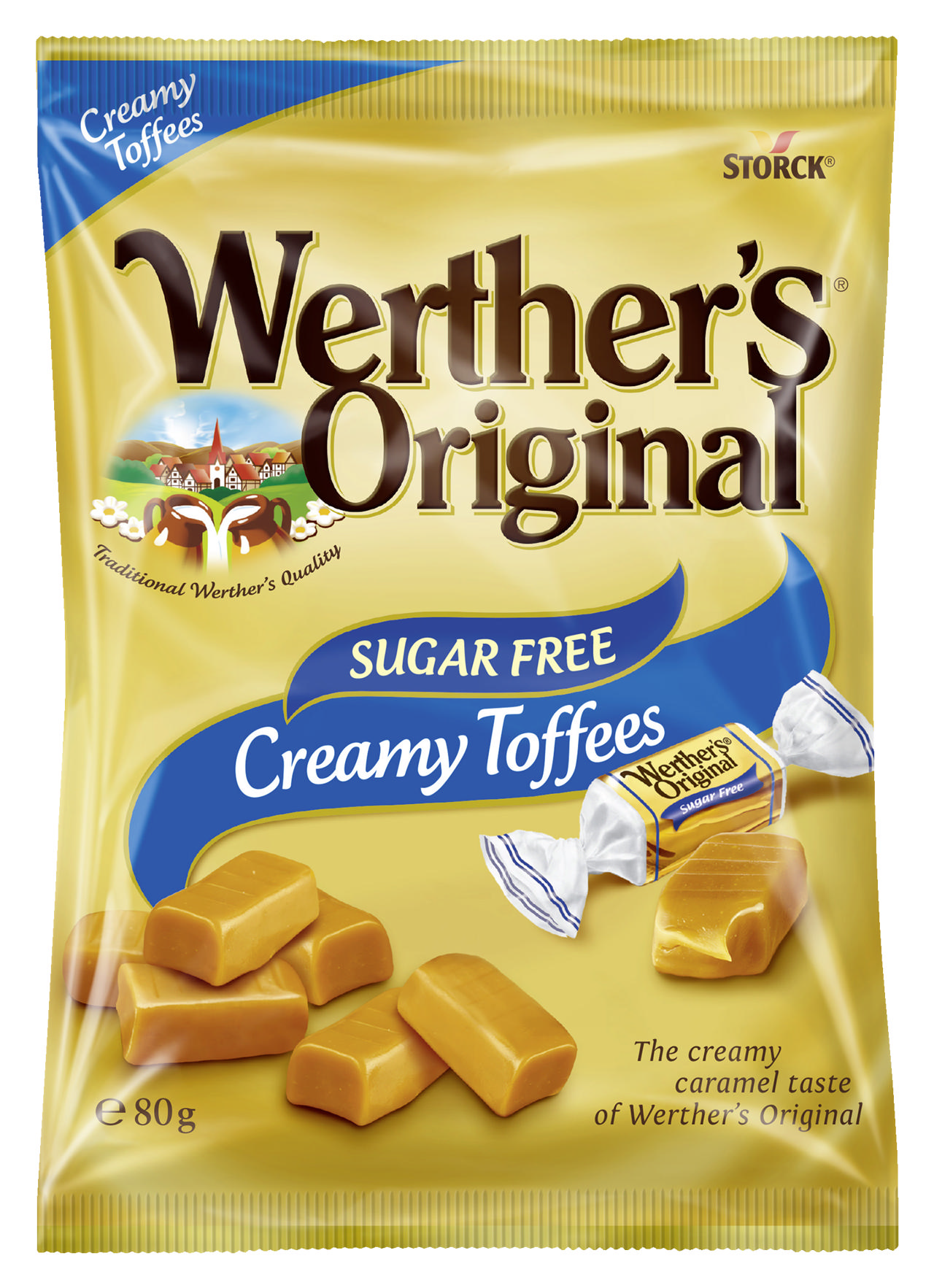 Werthers Toffee Sockerfri 80g