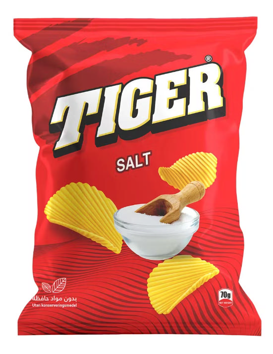 TIGER CHIPS SALT 70G