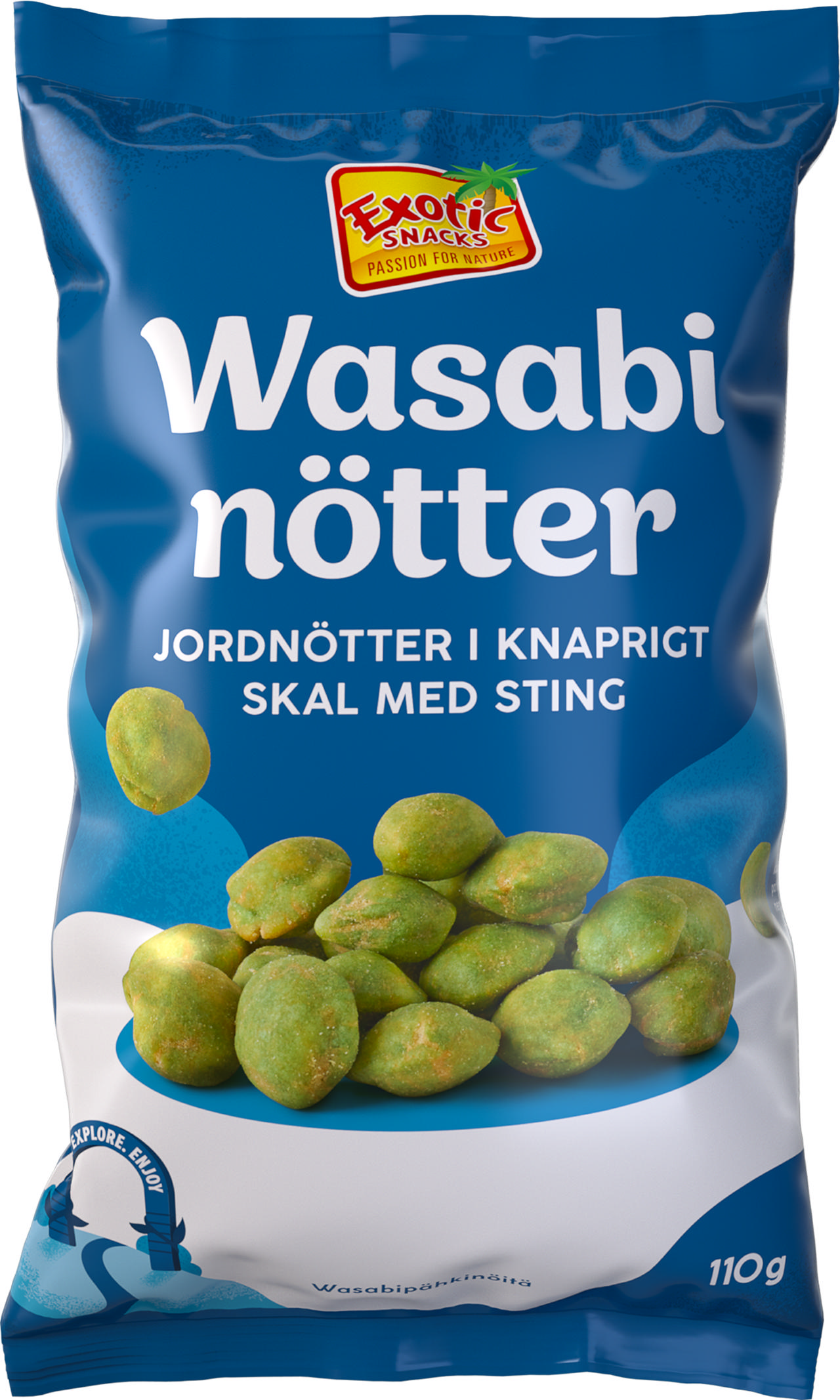 Exotic Snacks Wasabinötter 110g