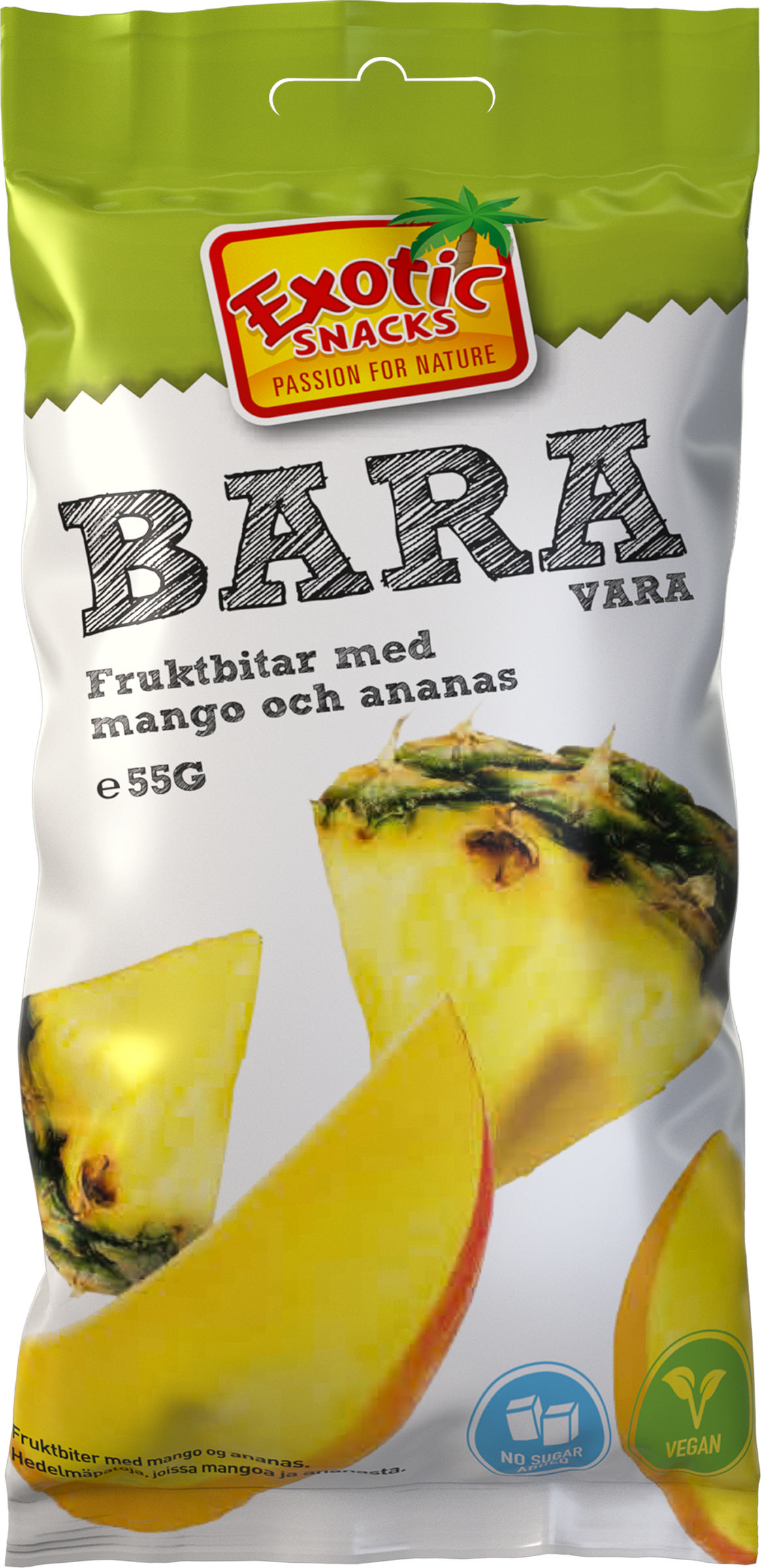 Exotic Snacks Bara Mango Ananas 55g