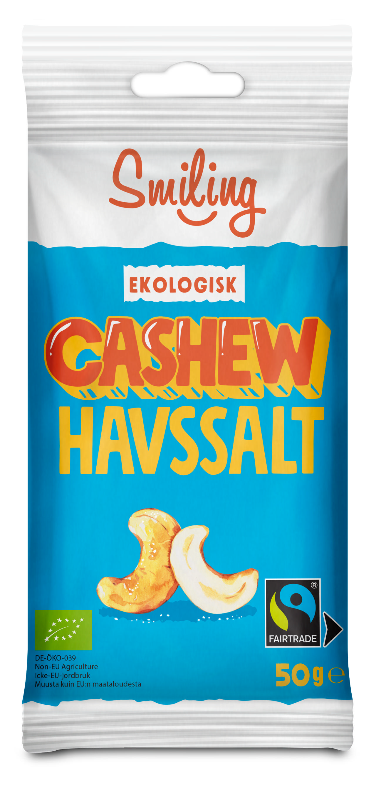 Smiling Ekologisk Cashew Havssalt 50g