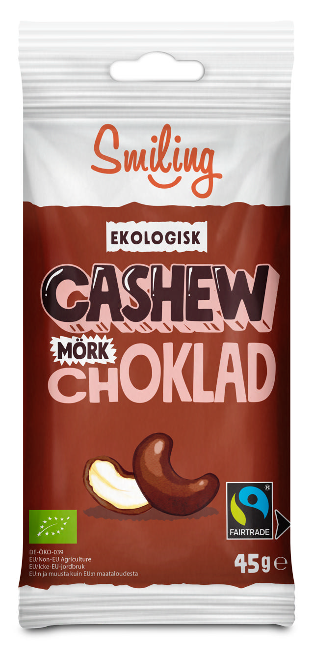 SMILING CASHEW MÖRK CHOKL