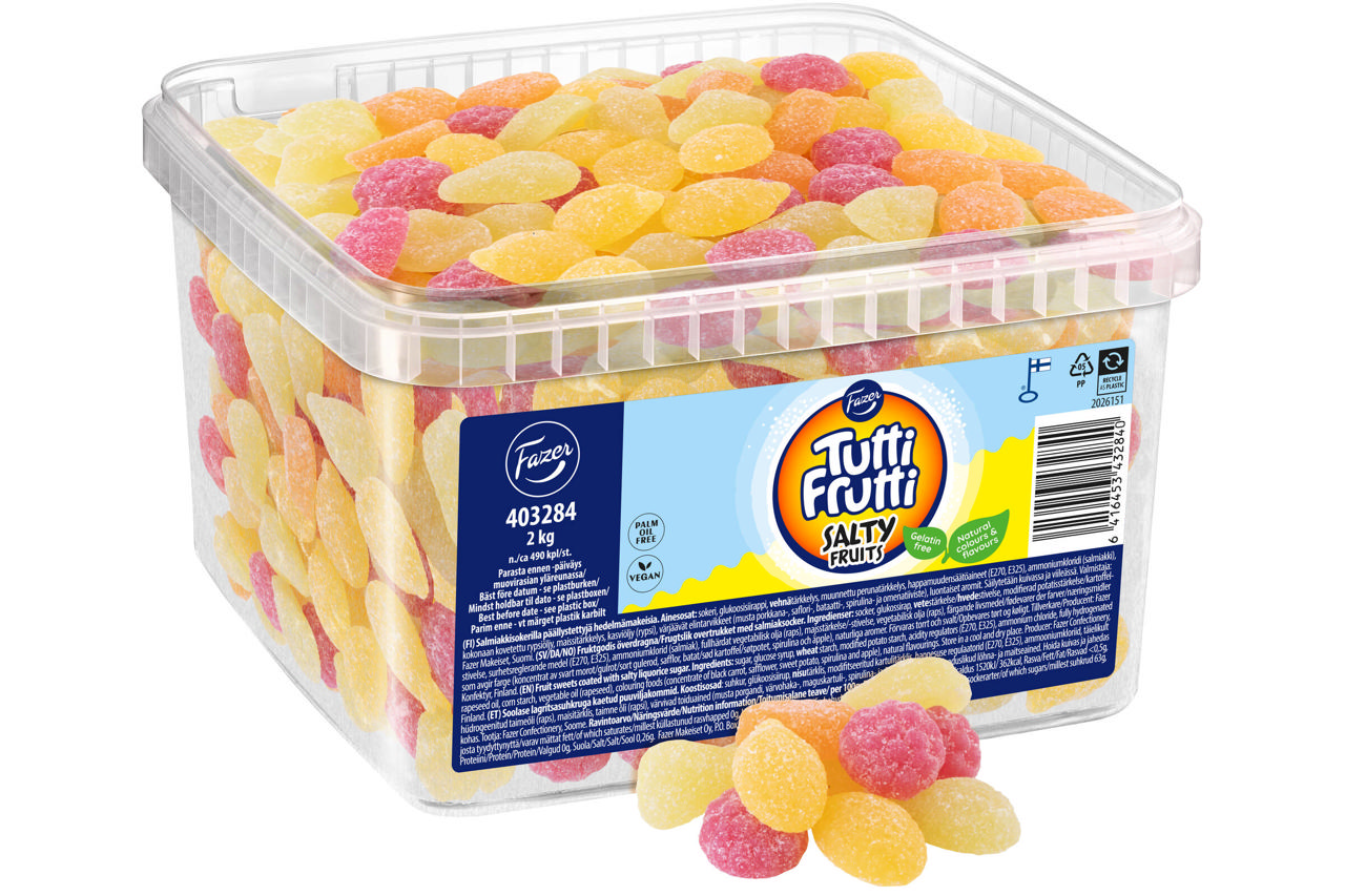 Tutti Frutti Salty Fruits 2kg