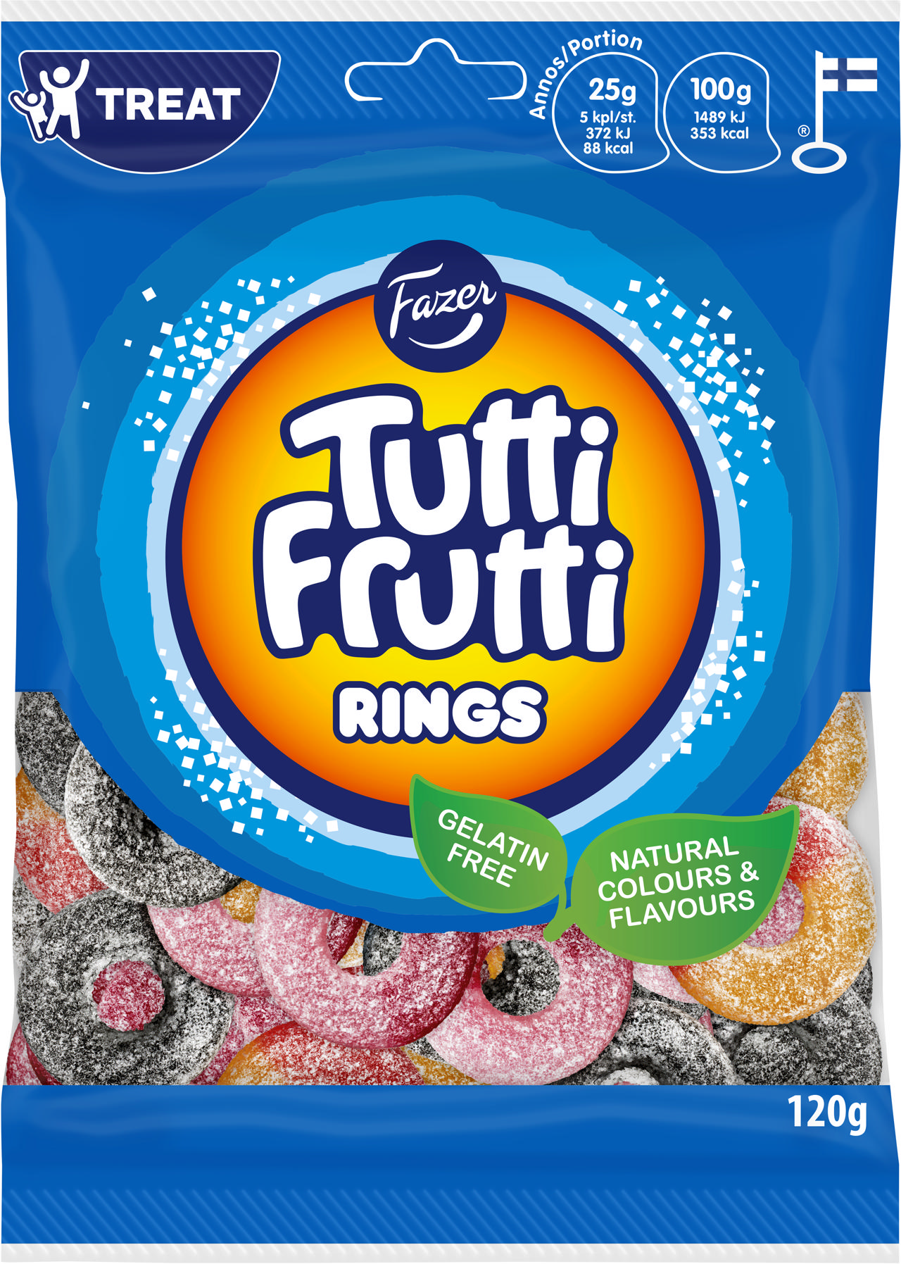 Tutti Frutti Rings 120g