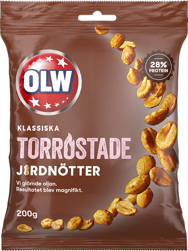 OLW JORDNÖTTER TORROST200