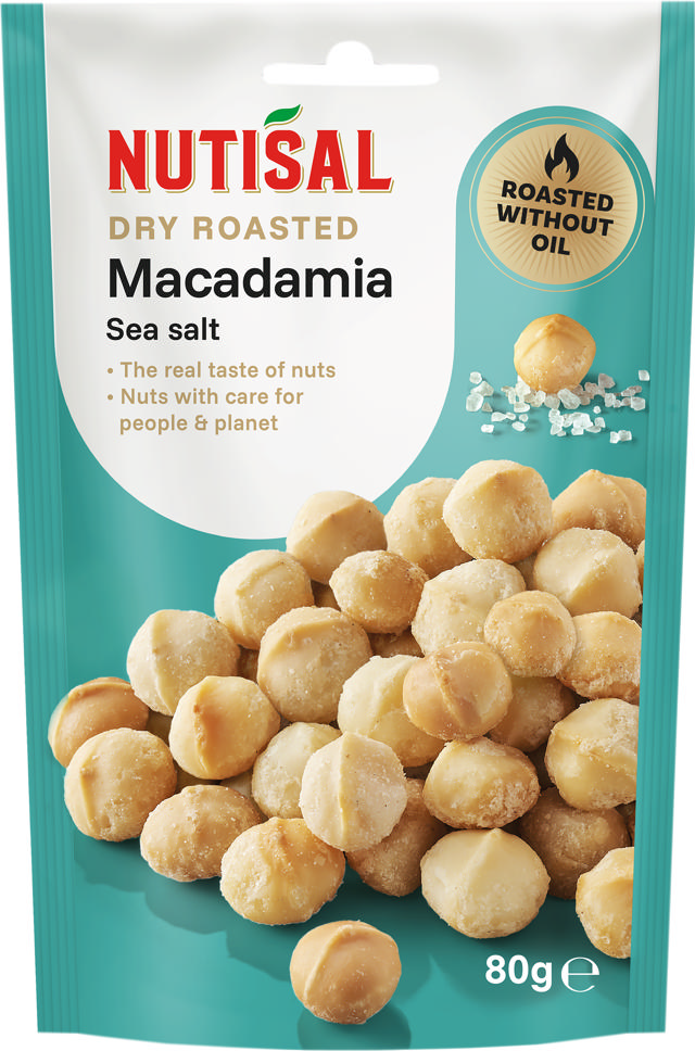 Nutisal DR Macadamias Sea Salt 80g