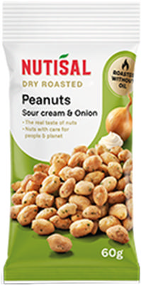 Nutisal DR Peanuts Sour Cream&Onion 60g