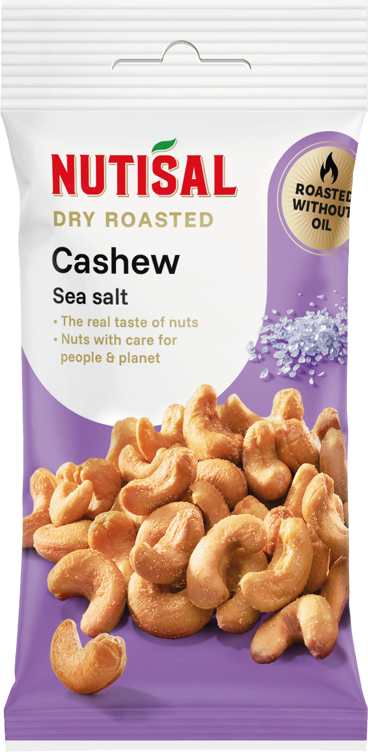 Nutisal Cashew Dry Roasted Seasalt 60g 