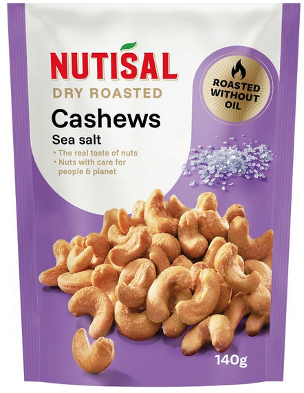 Nutisal Cashew DR Seasalt 140g