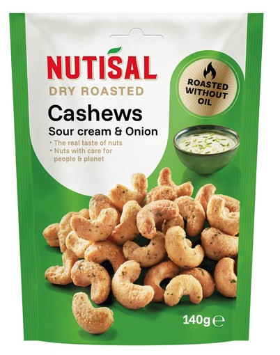 Nutisal Cashew DR Sour&Onion 140g
