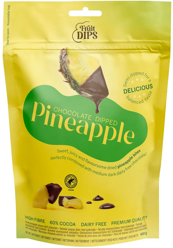 Fruit Dips Pineapple Chocolate 100g