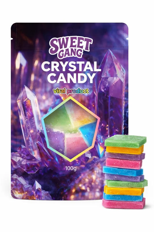 Sweet Gang Crystal Candy Assorted 100g