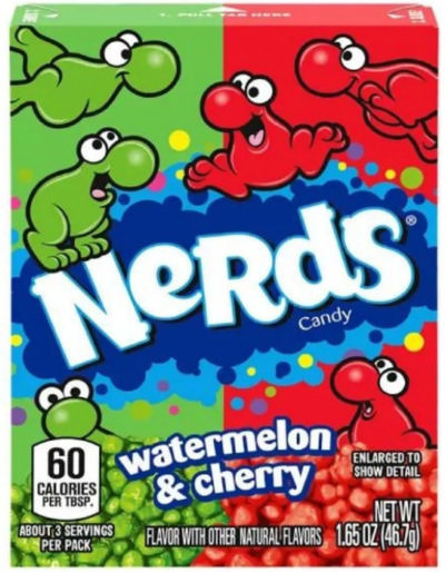 Nerds Watermelon Cherry 45g