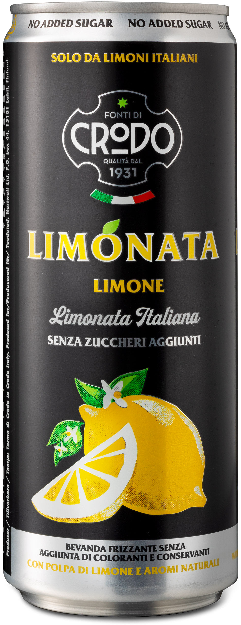 Fonti di Crodo Limonata No Sugar 33cl