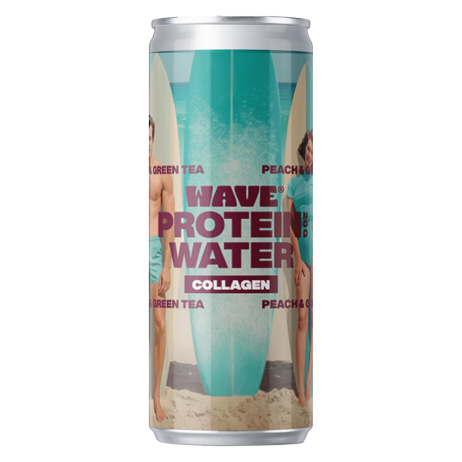 Wave Peach Green tea 33cl