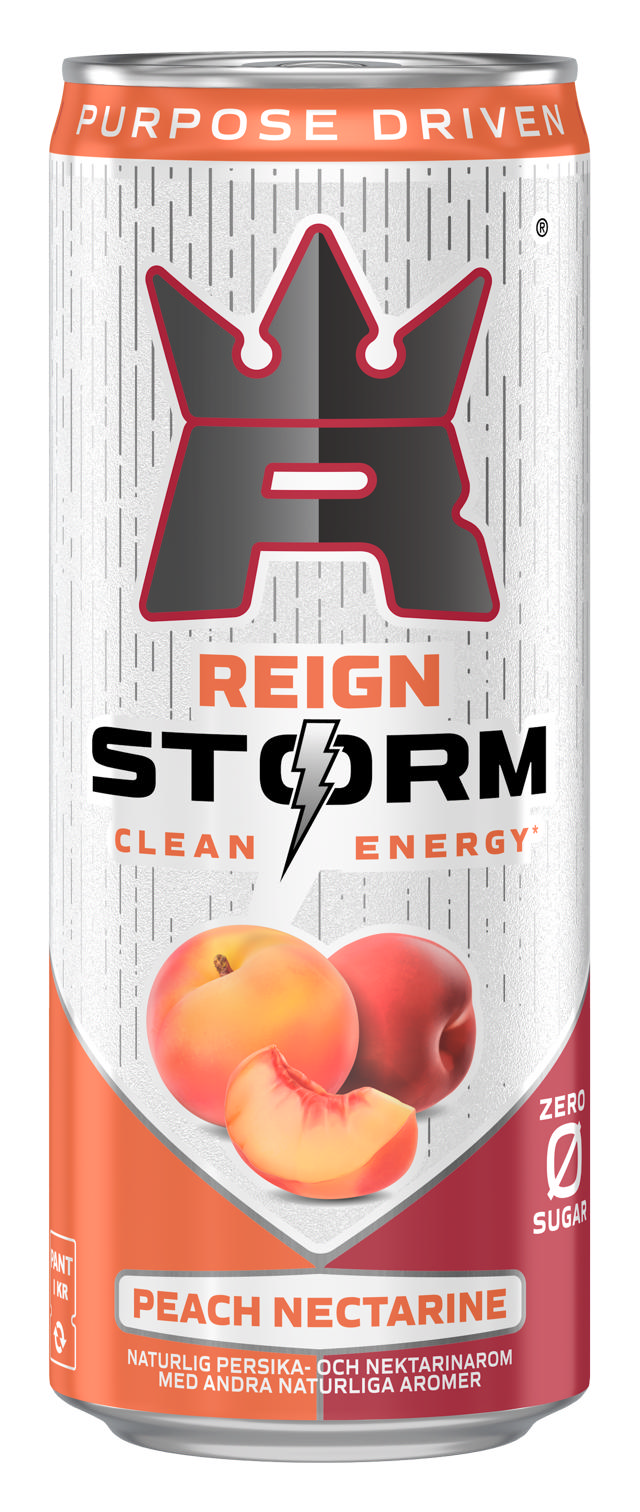 Reign Storm Peach Nectarine 355ml