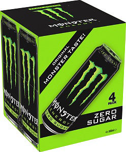 Monster Energy Green Zero 50cl 4-pack