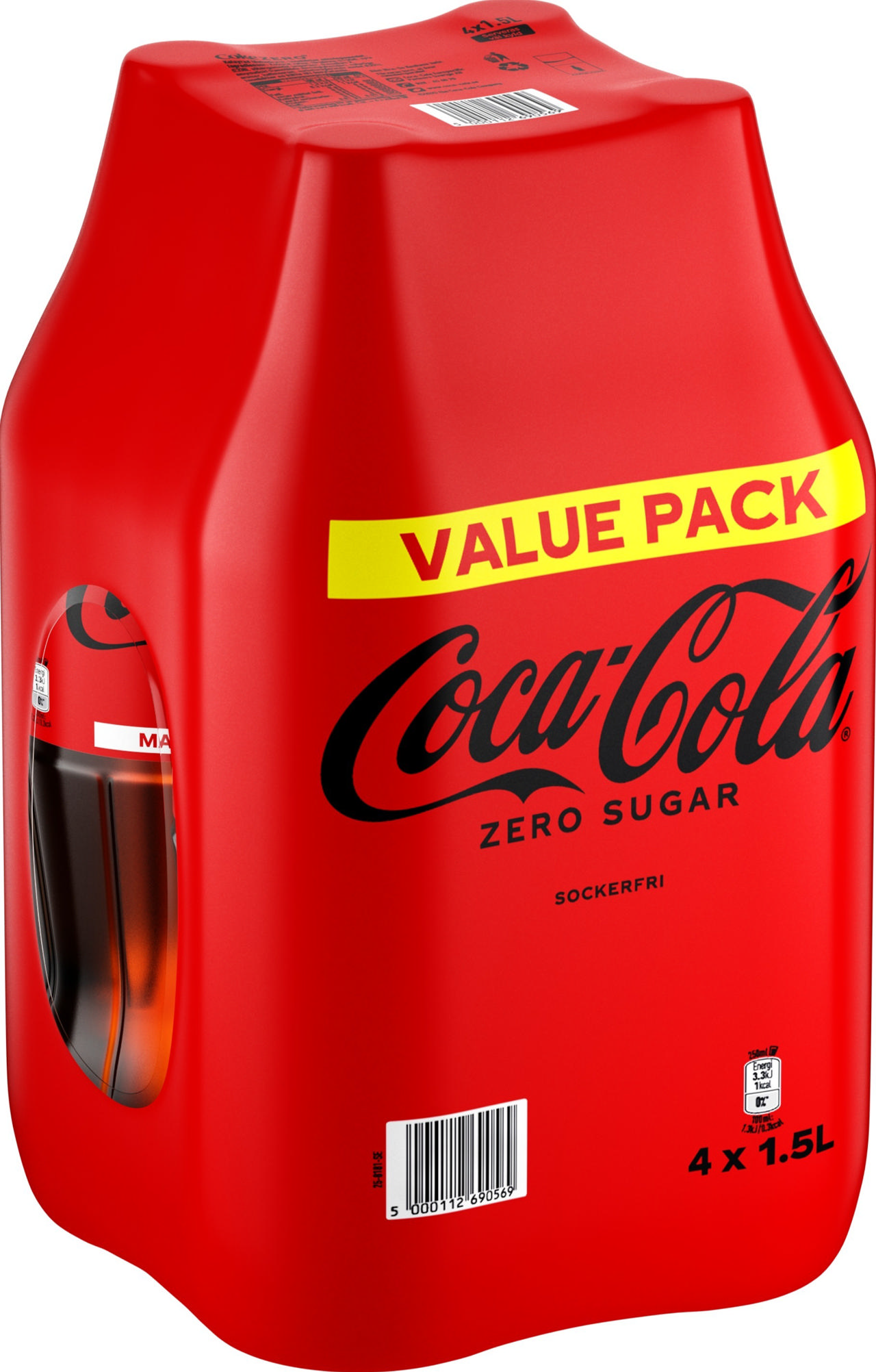 Coca-Cola Zero 1.5L 4p