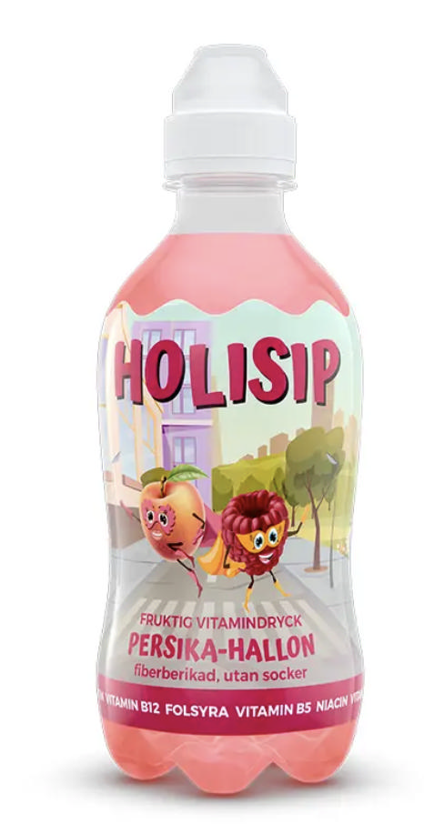 Holisip Vitamindryck Persika Hallon 35cl