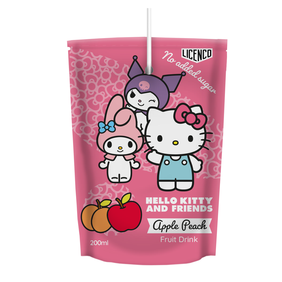Hello Kitty & Friends Apple Peach 8-pack 25cl