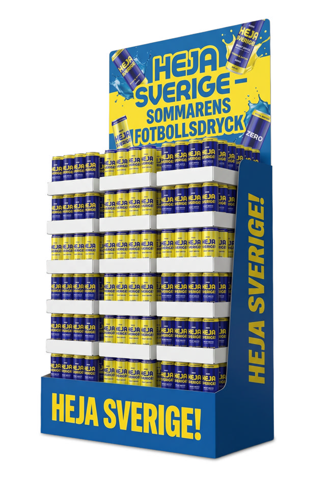 Heja Sverige 1/3 Display 250ml x 693st
